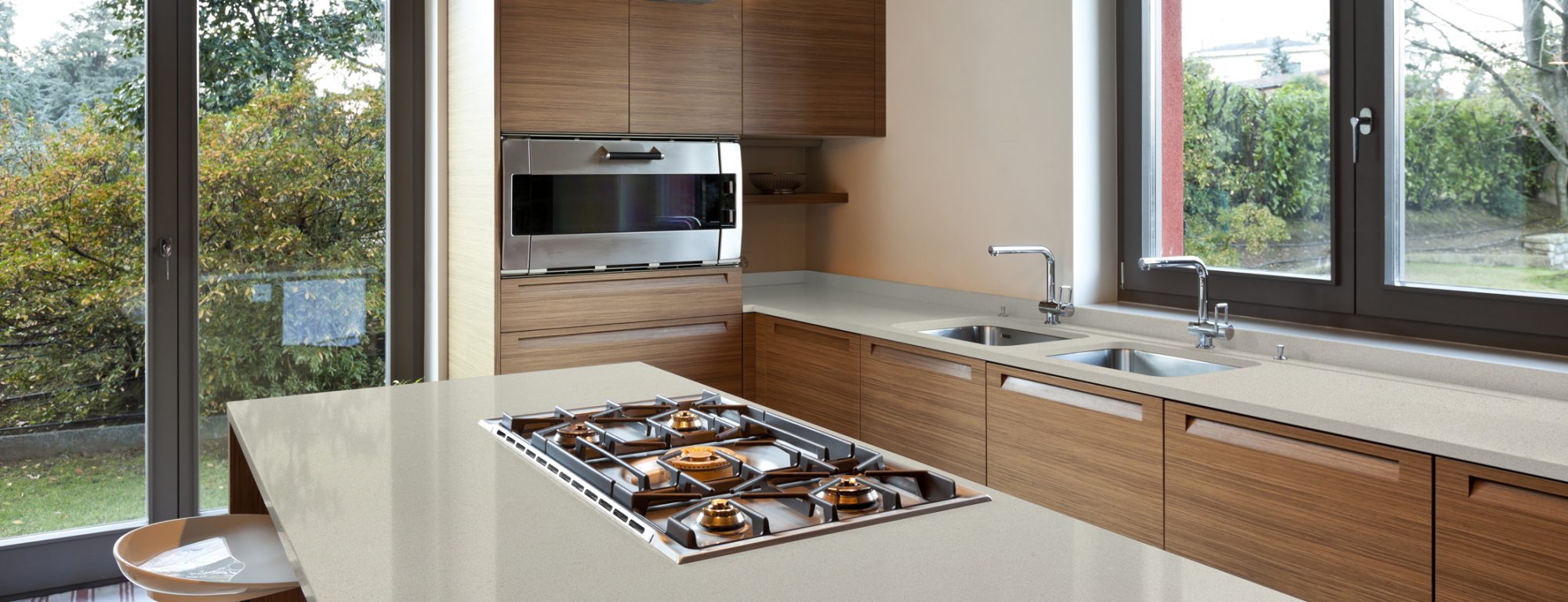 beautiful apartment, interior, kitchen